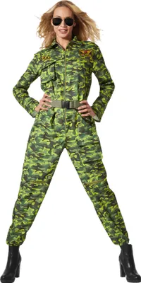 Produktbild von dressforfun® Damenkostüm Jet Fighter Pilot Camouflage