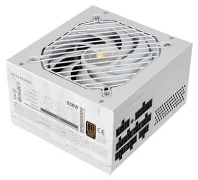 Obrázok produktu pre Mars Gaming MPB650SIMW, 650 W, 200 - 240 V, 47 - 63 Hz, 5 A, Aktívny, 100 W