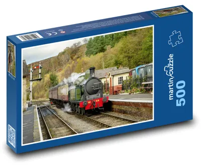 Obrázek produktu pro Puzzle 500 Parní vlak na nádraží - martinpuzzle