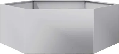 Zdjęcie produktu dla vidaXL Sadzarka sześciokątna 138x120x45 Stal ocynkowana
