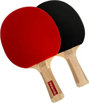Produktbild von Pegasi Tischtennisschläger 3 Sterne - Table Tennis Racket - Tischtennisschlaeger - Table Tennis Bat - Hobbygebrauch - Skilled - Rot