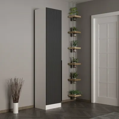 Obrázek produktu pro Skye Decor, Noah - 8263, Předsíňový stolek, antracit, 100% MELAMINBESCHICHTETE SPANPLATTEN, 45 x 35 x 210 cm