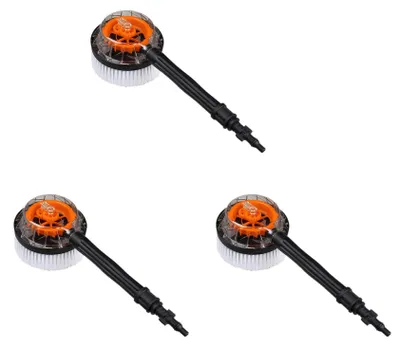 Image de Ensemble de 3 brosses rotatives pour nettoyeur haute pression