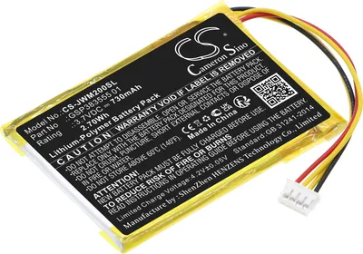 Produktbild von TECHTEK Akku Kompatibel mit [JBL] Wind 2 Ersetzt GSP383555 01