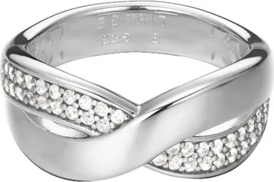 Produktbild von Esprit Damen Ring Silber Zirkonia Vibrant ESRG92443A1, Ringgröße:53 (16.8 mm Ø)