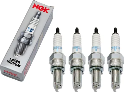 Zdjęcie produktu dla Zestaw świec zapłonowych NGK 4x CR9EIA-9 Iridium, kompatybilny z Kawasaki ZX-10R