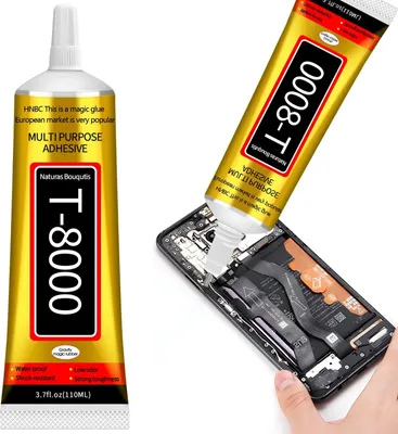 Produktbild von Bundviel 110ml Flüssigkleber für Handy Display, Rückseite, Basteln, Modellbau, Schuhe – Transparent, Kunststoff & Rhinestone Kleber mit Präzisionsnadel, 24h Aushärtung
