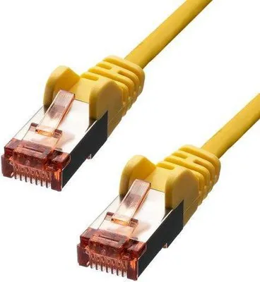 Image de Proxtend cat6 f/utp cca câble ethernet pvc jaune 15m
