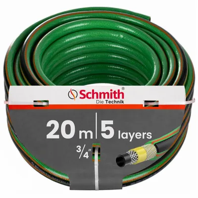 Obrázok produktu pre SCHMITH hadica na vodu záhradná hadica 3/4" 5 vrstiev 20 m zavlažovacia hadica