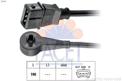 Image de FACET 9.0184 Capteur de vilebrequin Générateur d'impulsions pour VW GOLF III (1H1)