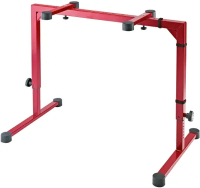 Produktbild von König & Meyer Omega, Tastatur, Rot, Stahl, 80 kg, 180 - 790 mm, 1050 mm