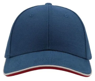 Image de Casquette de baseball Atlantis Pilot à 6 panneaux et passepoil LT897 (taille unique) (bleu roi)