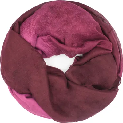 Produktbild von Glamexx24 Loop Schal warme und weiche Schlauchschal Streifen Farbverlauf Tuch Damen-Farbe: Lila Dunkellila