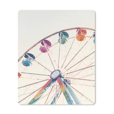 Produktbild von MuchoWow® Mauspad Mousepad Riesenrad - Attraktion - Luft - Sommer - Orange 30x40 cm - Mousepads - Maus Mat - Pad - Mausunterlage - Mausmatten