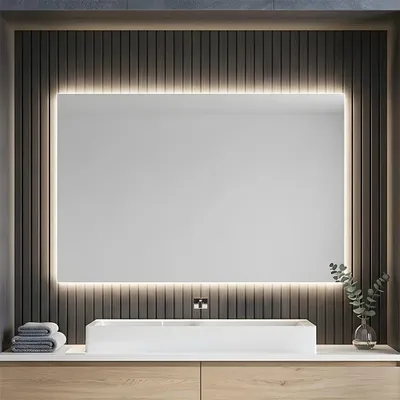Produktbild von LED-Umgebungsbeleuchtung Spiegel 100x70 cm