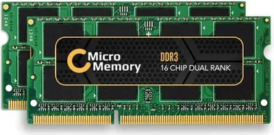 Produktbild von CoreParts MMKN049-16GB, 16 GB, 2 x 8 GB, DDR3, 1600 MHz, Grün