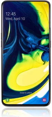 Produktbild von Samsung Handy Galaxy A80 17cm (6,7 Zoll), SMA805, Farbe: Schwarz
