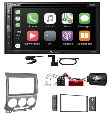 Produktbild von Pioneer AVH-Z5200DAB CarPlay Android Auto USB Bluetooth Einbauset für Mazda 5 CR