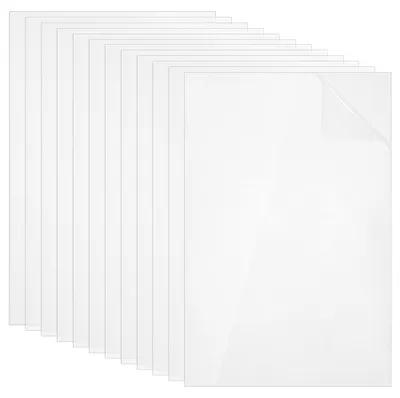 12 transparente ABS-Platten 30x20 cm, 0,5 mm, DIY-Bastelblätter
