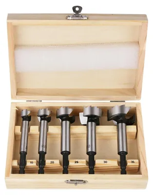 Immagine prodotto di Set di 5 punte da trapano Forstner per legno