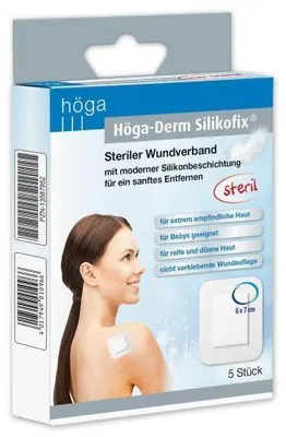 Image de Höga-Derm Silikofix 6x7cm 5 pces
