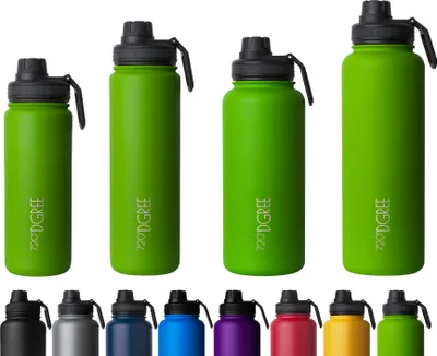 Produktbild von Edelstahl Thermo Trinkflasche noLimit 530ml - Doppelwandig + Gratis Sportdeckel