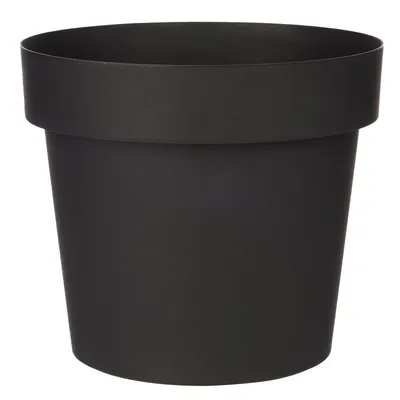 Obrázok produktu pre Samozavlažovací plastový kvetináč, antracitový