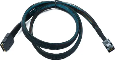 Produktbild von SYSTEM-S SFF-8643 Kabel 100 cm Mini SAS HD zu SFF-8087 Adapter für SSD Festplatte Motherboard