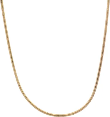 Produktbild von Goldkette Schlangenkette Länge 50cm - Breite 0,9mm - 585-14 Karat Gold