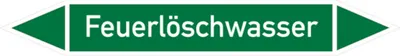 Produktbild von Dreifke® Rohrleitungsetikett, Feuerlöschwasser | Folie selbstklebend | 270x37...