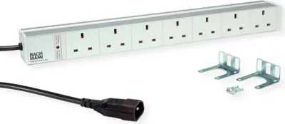 Immagine prodotto di BACHMANN ALU 19z 1U 7xUK, potenza 2m C14, Regno Unito