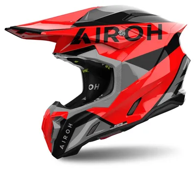 Produktbild von Airoh Helm Twist 3 King rot/schwarz-grau - Größe 2XL