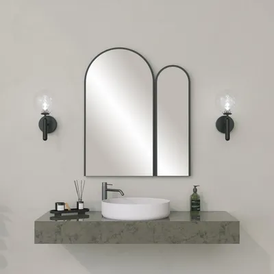 Produktbild von Skye Decor, Classe Mirror - Black, Dekorativer Spiegel, 100 % MDF, Schwarz, 2 x 73 x 60 cm