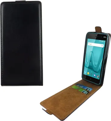 Produktbild von Handyhülle Tasche Flip für Wiko Lenny 4 Schwarz