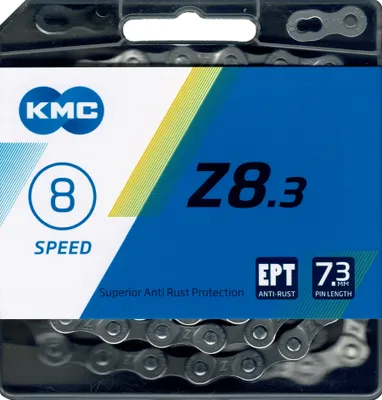 Produktbild von KMC Z8.3 EPT Kette 8 fach Anti-Rost Fahrradkette 114 Links