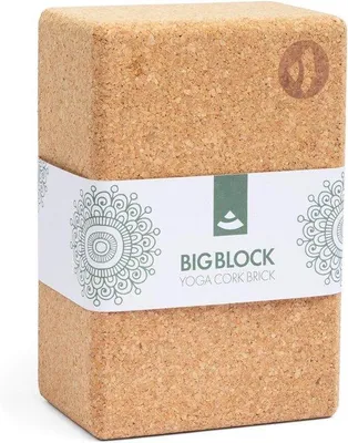 Immagine prodotto di Blocco yoga - Sughero - Supporto - Ausili - Accessori - Esercizio - Fitness - Yoga