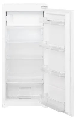 Produktbild von Respekta Olavi Einbaukühlschrank 122 cm 178 L mit 4-Sterne-Gefrierfach, Schleppscharnier, LED-Beleuchtung und Schnellgefrierfunktion
