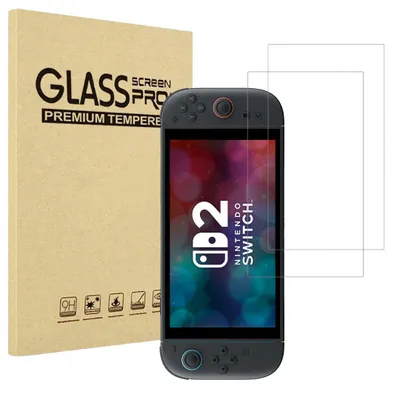 Produktbild von Gehärtetes Glas für Nintendo Switch 2 [2er-Pack] Displayschutzfolie Phonillico®