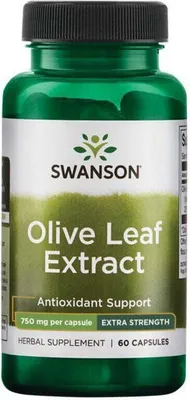 Produktbild von Olivenblattextrakt 750 mg 60 Kapseln Swanson Health Products