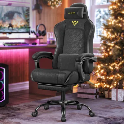 Produktbild von SONGMICS Gaming-Stuhl, Bürostuhl, Schreibtischstuhl, ergonomischer Gaming-Sessel
