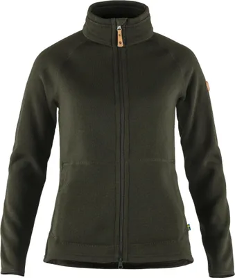 Produktbild von FJÄLLRÄVEN Övik Fleece Zip Sweater W Deep Forest XL