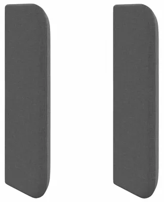 Image de Oreille de tête de lit Gris Foncé 40,5 x 40,5 x 4 cm tissu