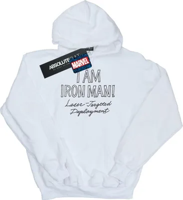 Produktbild von Marvel - "I Am Iron Fist Man" Kapuzenpullover für Herren BI16077 (M) (Weiß)