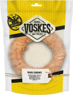 Image de Kauring rawhide avec poulet 19 cm 1 - Voskes