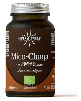 Immagine prodotto di Hifas da Terra Mico-Chaga, prodotto biologico, 70 capsule