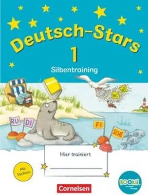 Produktbild von Deutsch-Stars - BOOKii-Ausgabe - 1. Schuljahr. Silbentraining.