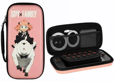 Zdjęcie produktu dla Konix 2849000008, Obudowa na messenger, Nintendo, Brzoskwinia, Nintendo Switch, Nintendo Switch Lite, Nintendo Switch OLED, Odporny na uderzenia, Odporny na kurz, Odporny na zadrapania, Zamek