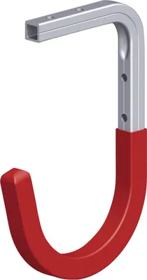 Produktbild von alfer Wand- und Deckenhaken, gummiert 110 x 165 x 90 mm rot gummiert