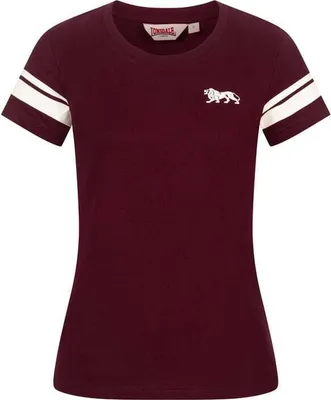 Image de T-shirt Femme CORTON Oxblood/Ecru XL Lonsdale