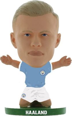 Manchester City FC - Futbalová figúrka "Erling Haaland", "SoccerStarz" BS3356 (One Size) (Sky Blue/White)